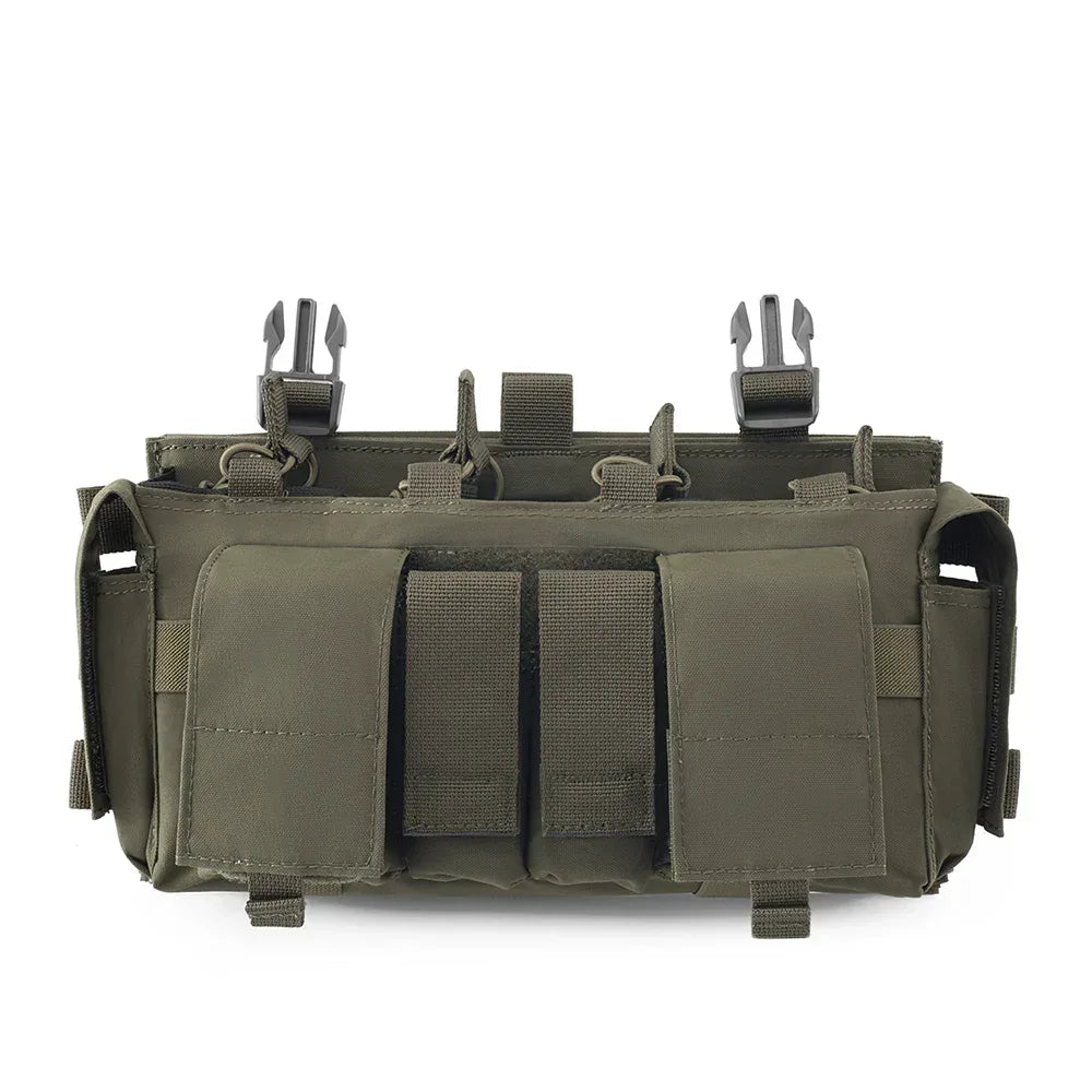 SINAIRSOFT Tactical Magazine MAG Pouch 9mm 5.56 For release buckle Vest Chest Rig