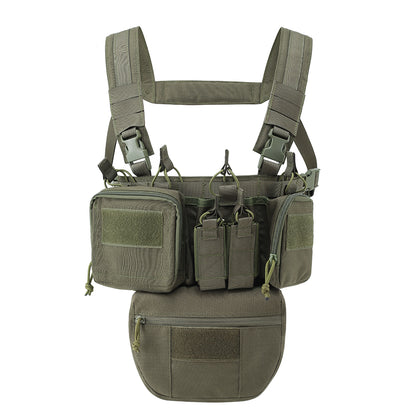 SINAIRSOFT MK3 Tactical Chest Rig with Dangler Drop Pouch Full Set - Airsoft Loadout System