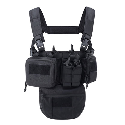 SINAIRSOFT MK3 Tactical Chest Rig with Dangler Drop Pouch Full Set - Airsoft Loadout System