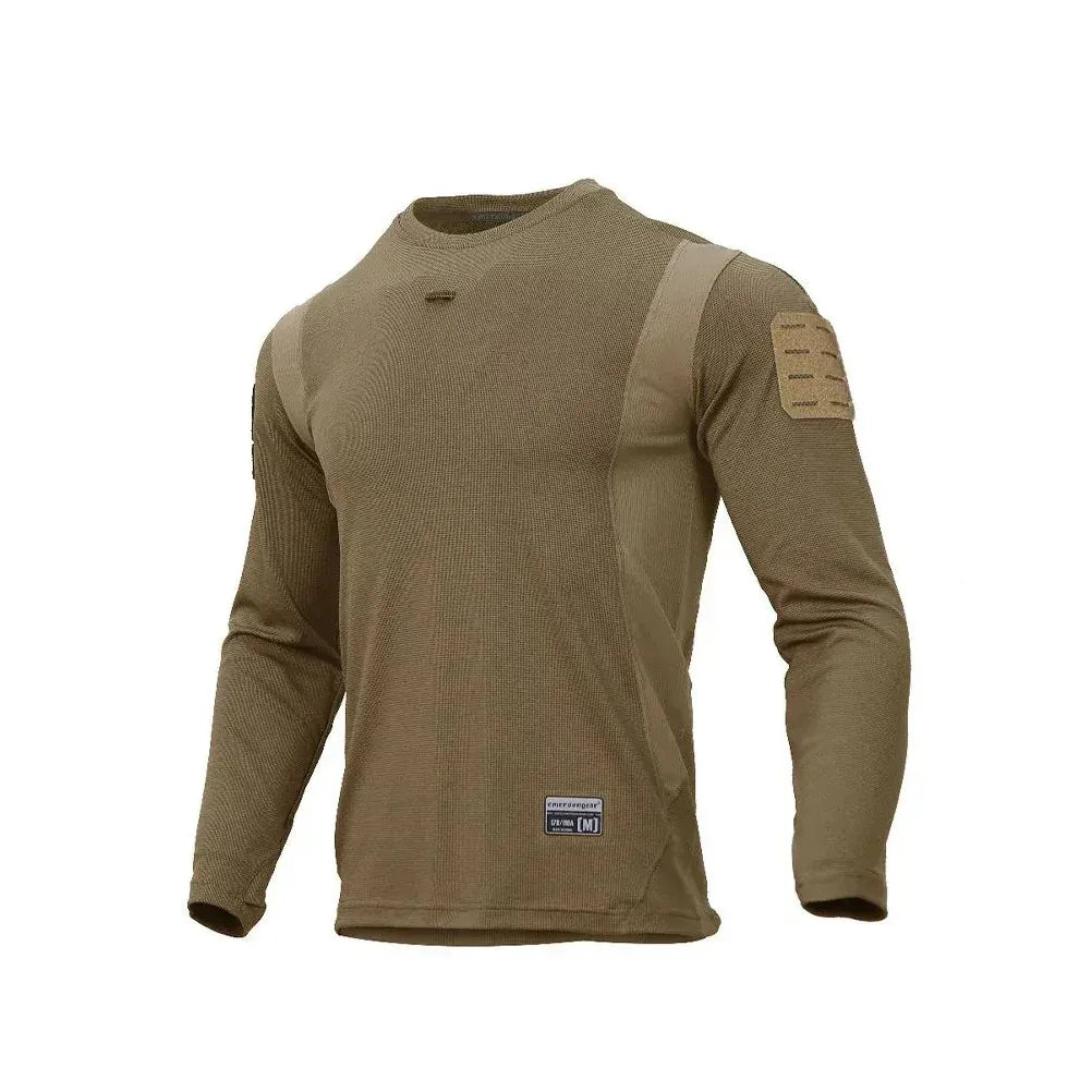 EMERSONGEAR قميص رجالي قتالي بأكمام طويلة تيشيرت تكتيكي بقصة ضيقة