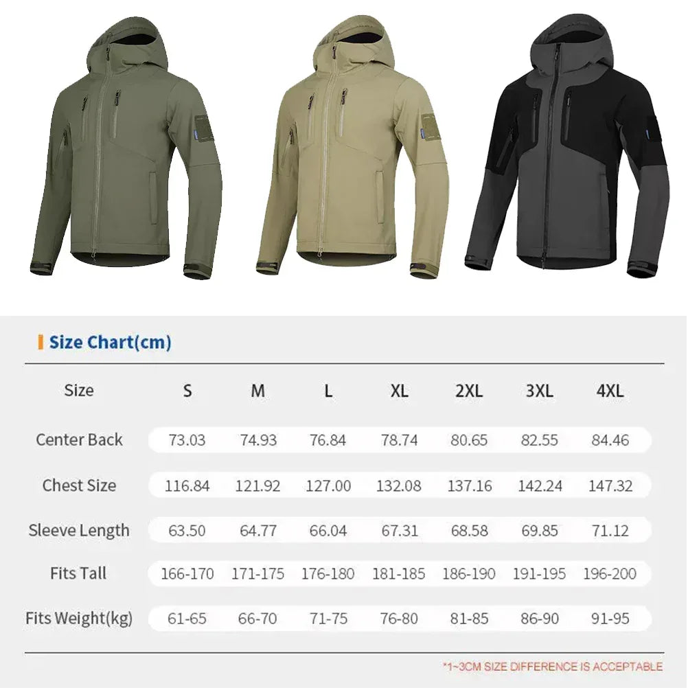جاكيت عمل "سبينوصور" من إيمرسونجير - ليبل أزرق - مقاوم للرياح ودافئ
