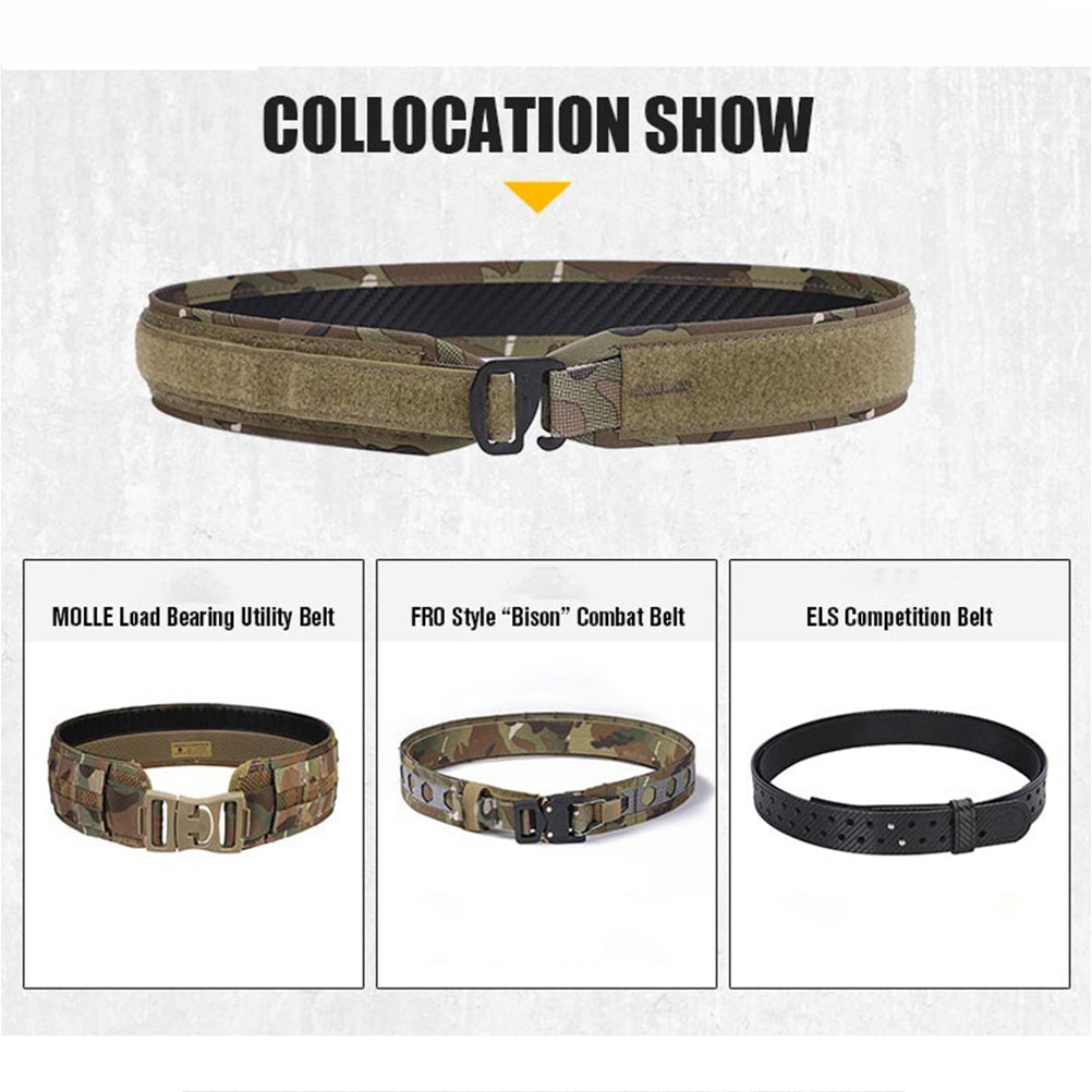 SINAIRSOFT Tactical ULB Inner Belts Commuting Belt Waist Strap Waistband Combat Airsoft