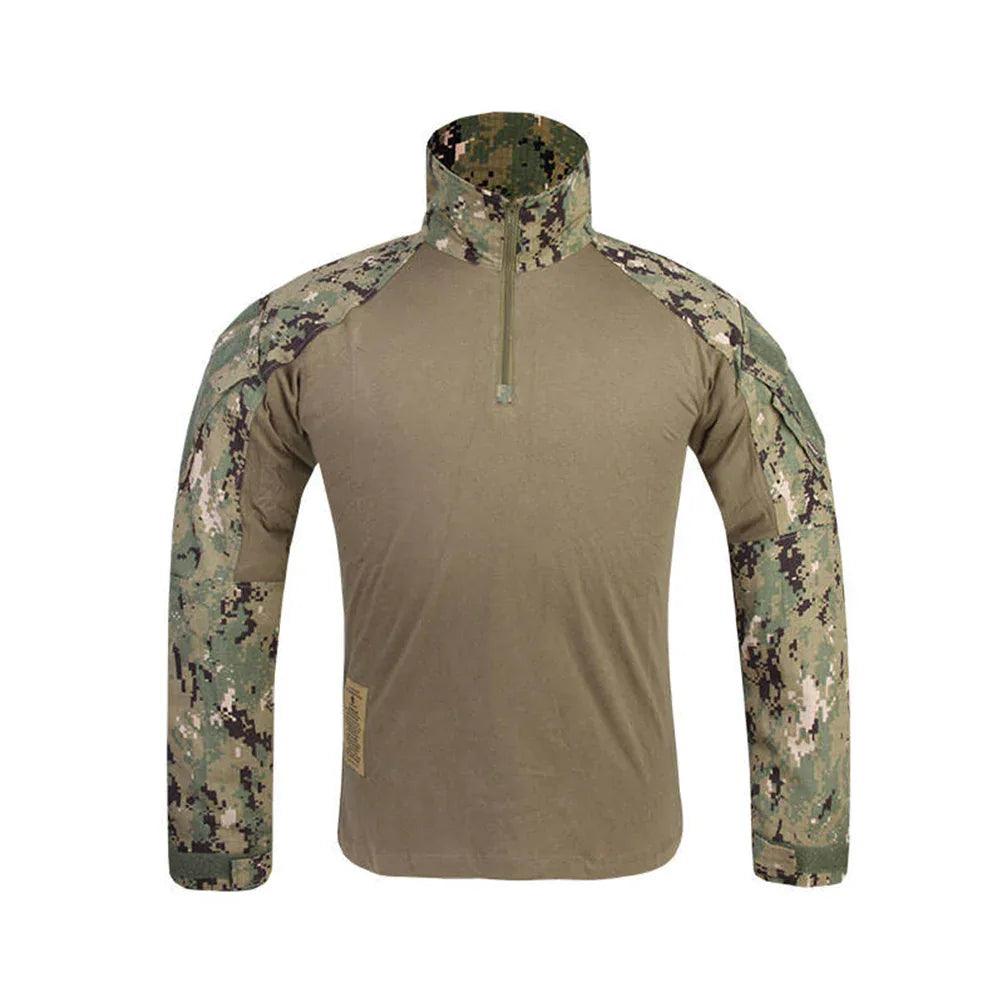 EMERSONGEAR E3 Tactical Mens Shirt Hunting Tops Clothing E3 Camoflage Combat Shirt