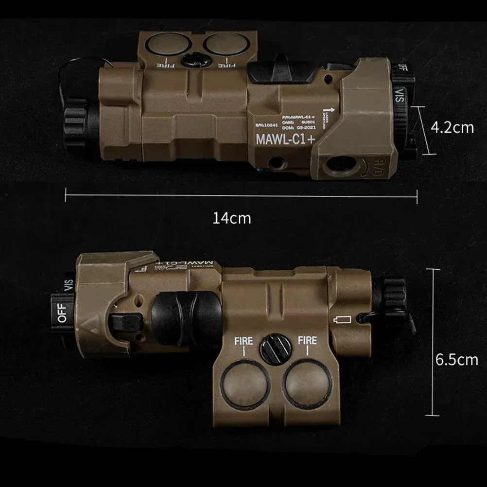 صندوق SINAIRSOFT التكتيكي MAWL-C1 للبطارية، مقاوم للماء، محمول للصيد