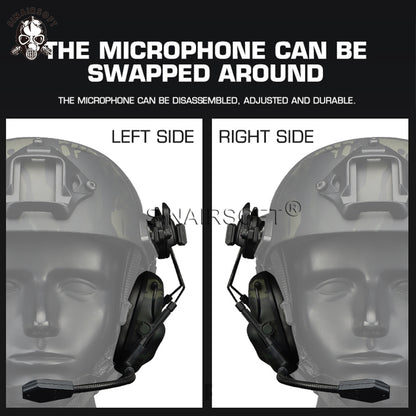 SINAIRSOFT Tactical Headset Hunting Headphone Communication earphone For Helmet