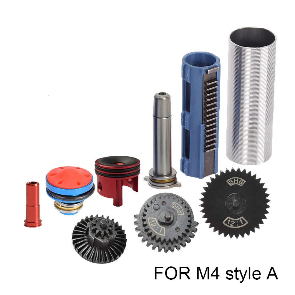 SINAIRSOFT 12:1 Gear Set 14 Teeth Piston Nozzle Cylinder Spring Guide Kit