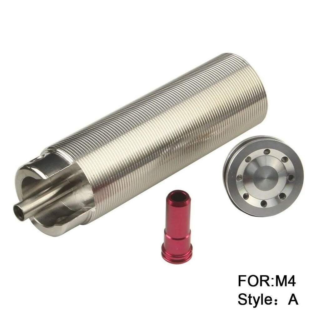 SINAIRSOFT Tactical Tune Up Steel One-piece Solid Cylinder Head Piston Head Nozzle Airsoft