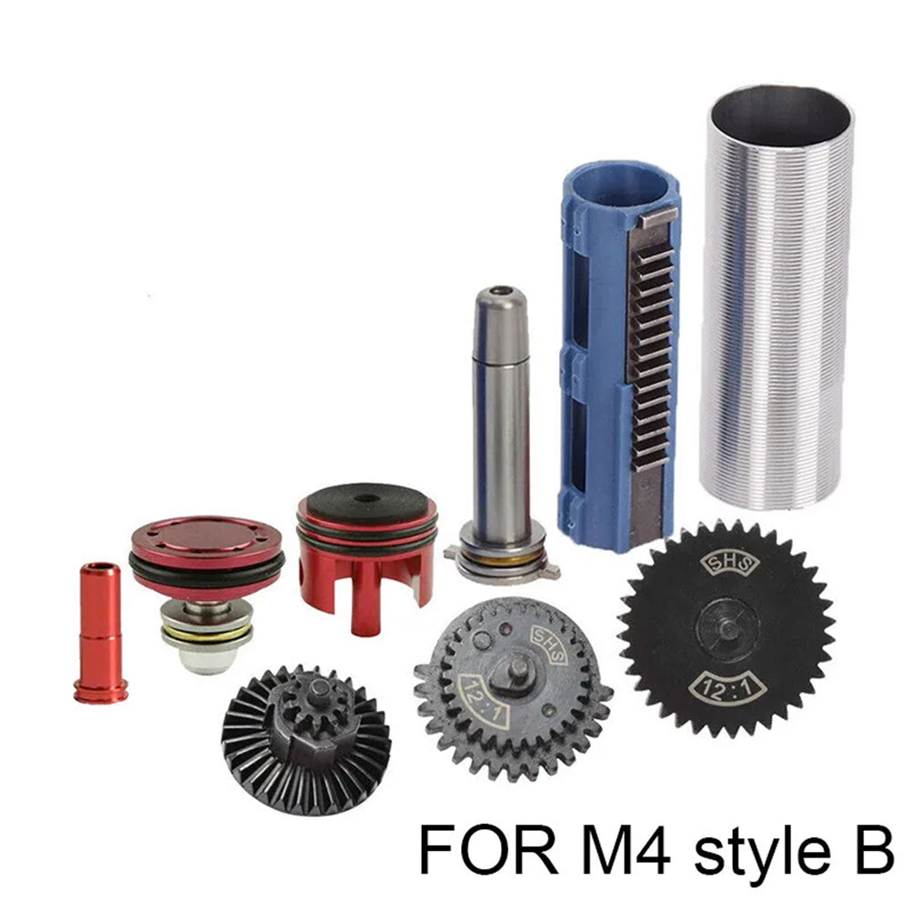 SINAIRSOFT 12:1 Gear Set 14 Teeth Piston Nozzle Cylinder Spring Guide Kit