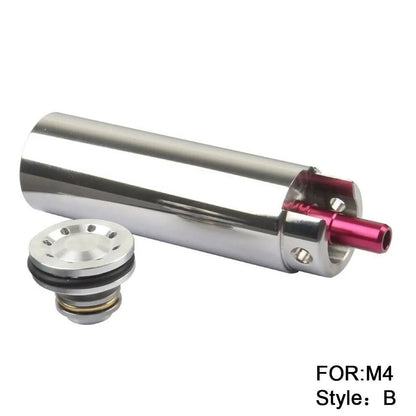 SINAIRSOFT Tactical Tune Up Steel One-piece Solid Cylinder Head Piston Head Nozzle Airsoft