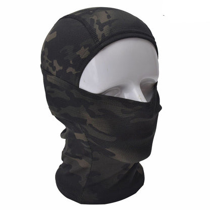 SINAIRSOFT Tactical Camo Full Hat Face Mask Neck Scarf Windproof Cycling Protect