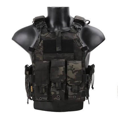 EMERSONGEAR Tactical 6094K Vest  Quick Release MOLLE w/ Magazine Pouch