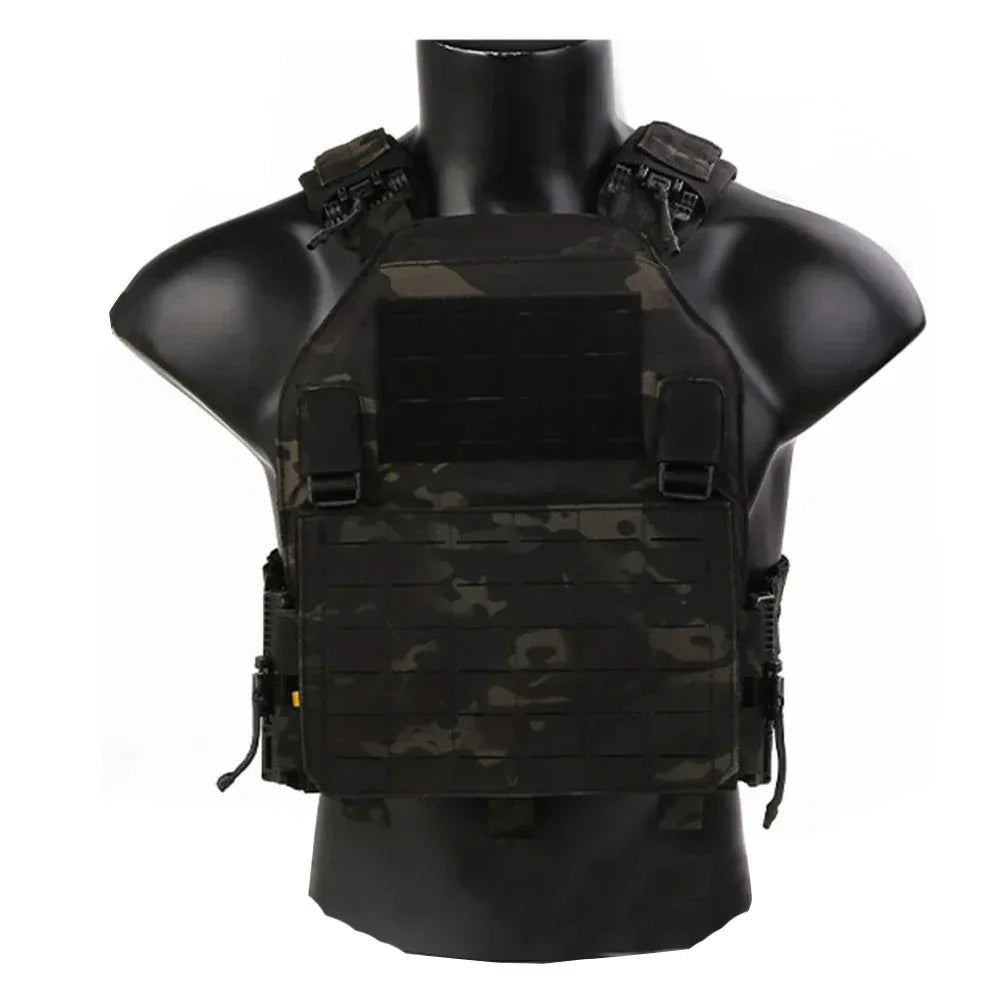 سترة تكتيكية EMERSONGEAR LAVC Assault MOLLE حامل لوحات دروع واقية للجسم