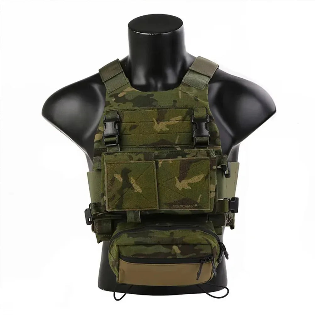 حقيبة Emersongear التكتيكية FCS Slicker Plate Carrier Sack Pouch Micro Fight Chassis Vest