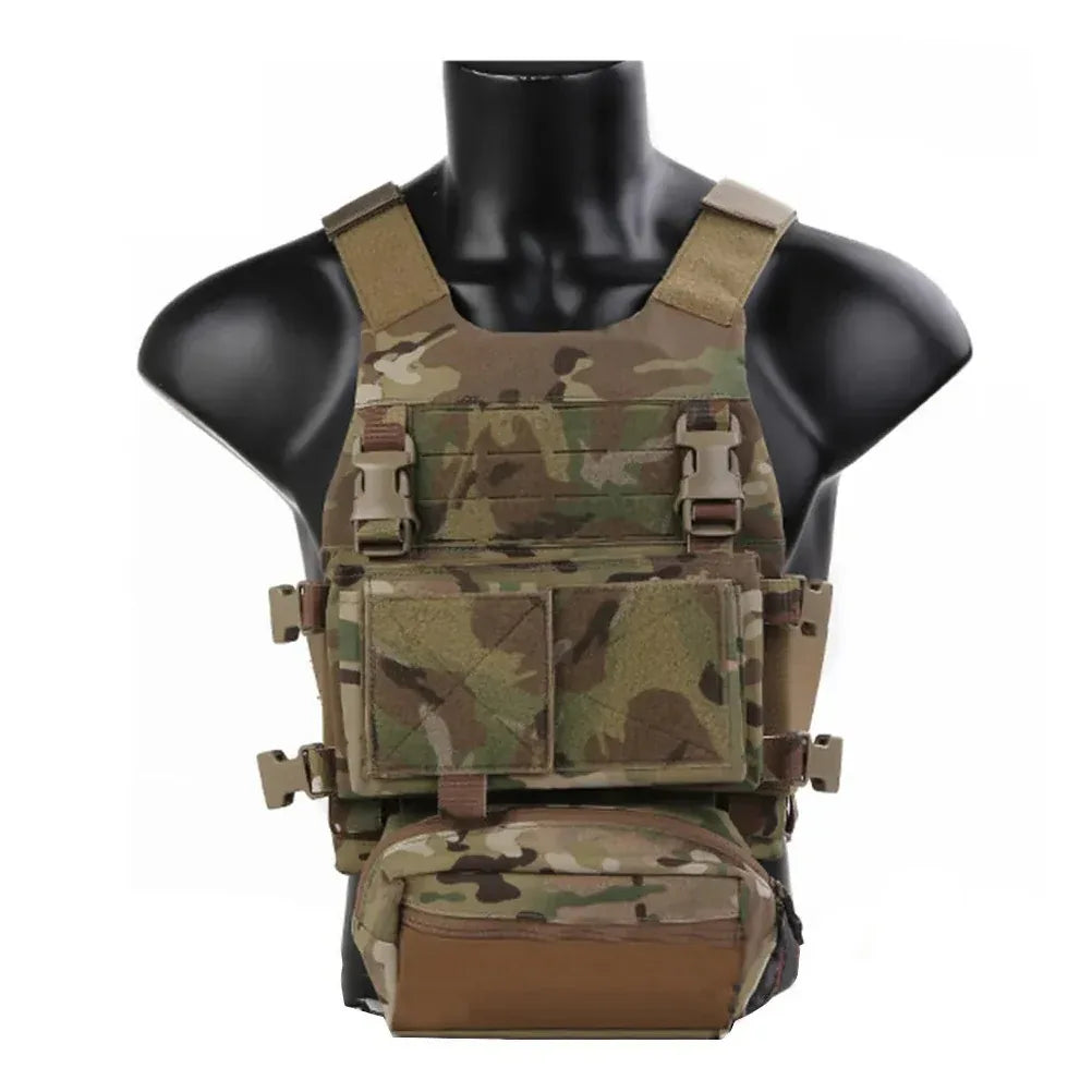 حقيبة Emersongear التكتيكية FCS Slicker Plate Carrier Sack Pouch Micro Fight Chassis Vest