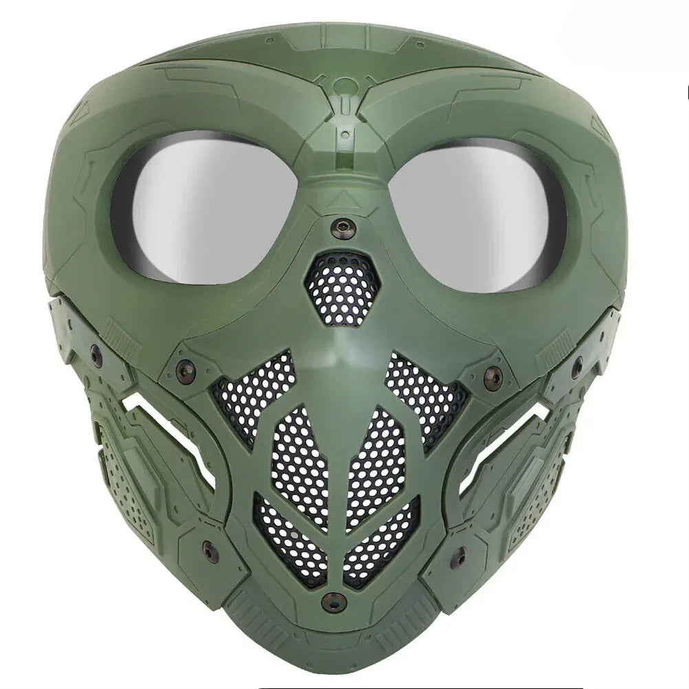 قناع جمجمة Lurker التكتيكي من SINAIRSOFT، قناع واقي كامل للوجه للعبة Airsoft CS