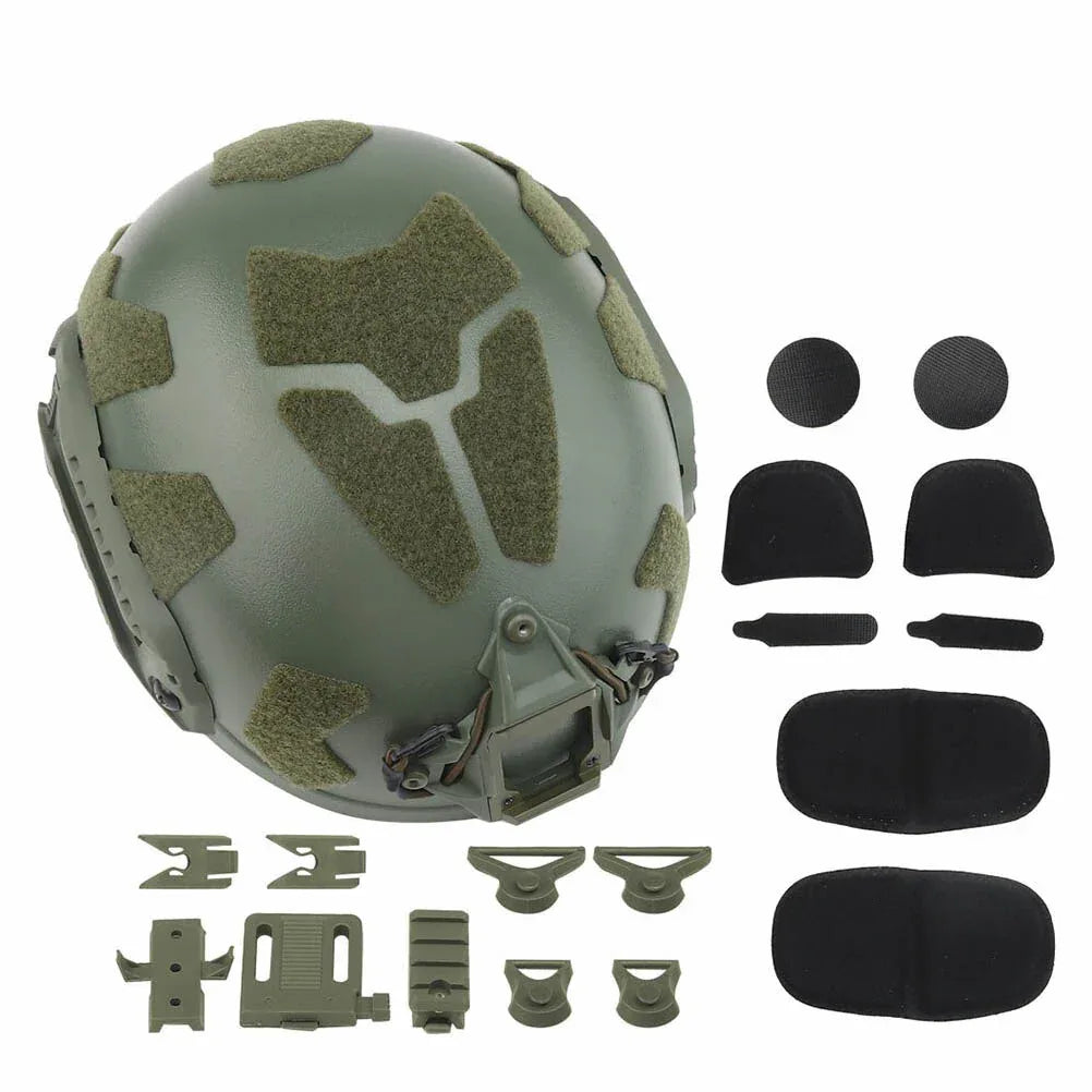خوذة فاست تكتيكية SF بقص فائق الارتفاع من SINAIRSOFT