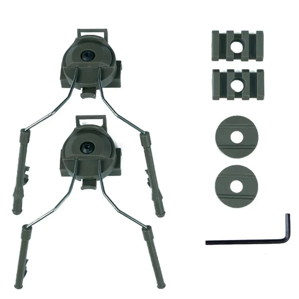 قاعدة تثبيت محول قضيب الخوذة التكتيكي من SINAIRSOFT، حامل سماعة رأس Airsoft لقضيب خوذة Ops-Core