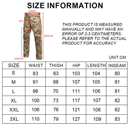 SINAIRSOFT Men's Outdoor Trousers With Multiple Pockets Tactical Pant