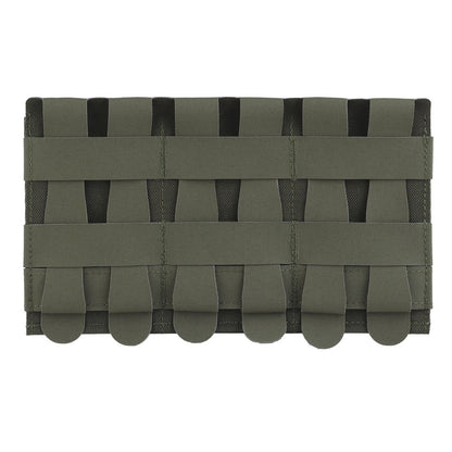 SINAIRSOFT Tactical Molle Triple Open 5.56 7.62 Magazine Pouch Elastic Mag Holder