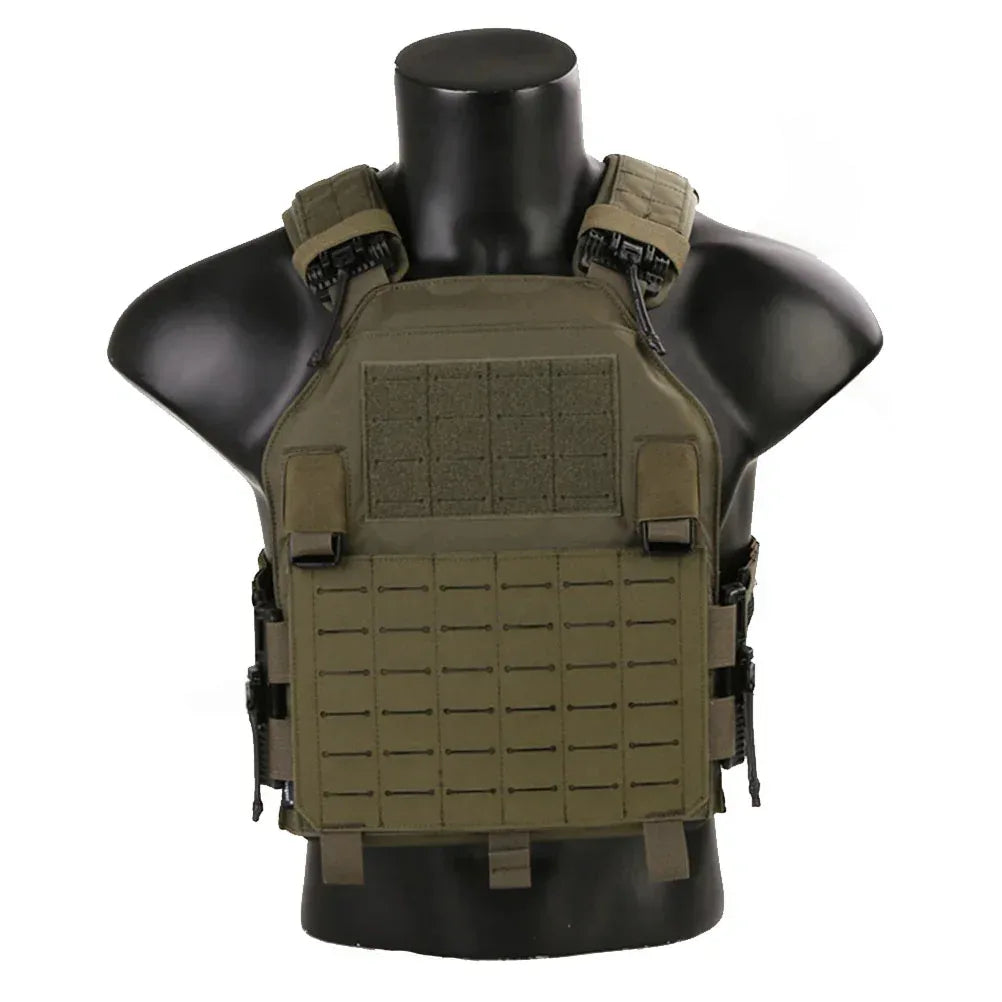 سترة تكتيكية EMERSONGEAR LAVC Assault MOLLE حامل لوحات دروع واقية للجسم