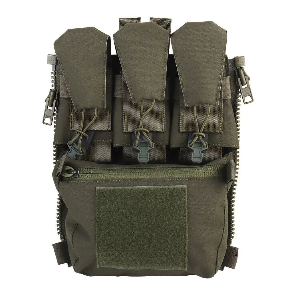 SINAIRSOFTTactical Assault Back Panel Zip-on Pouch Pack Nylon Pocket