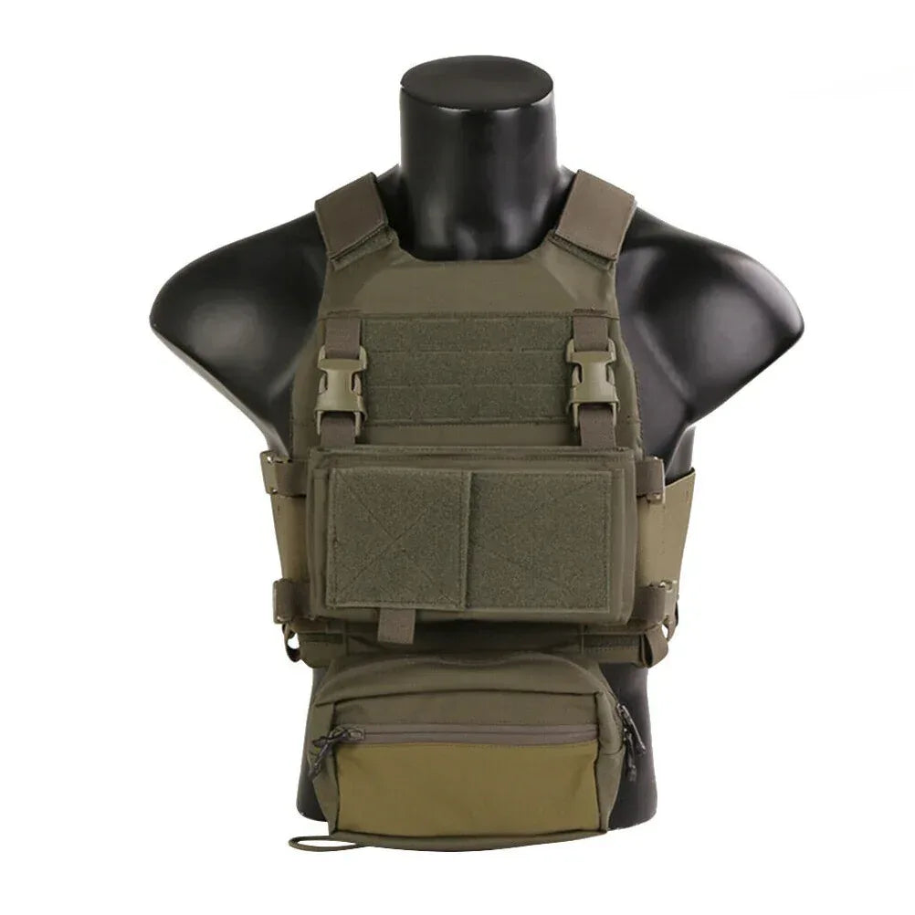 حقيبة Emersongear التكتيكية FCS Slicker Plate Carrier Sack Pouch Micro Fight Chassis Vest