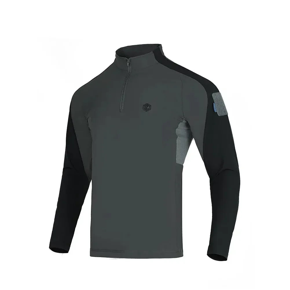 تي شيرت بولو بأكمام طويلة "أبوكاليبس" من Emersongear Blue Label، قمصان يومية
