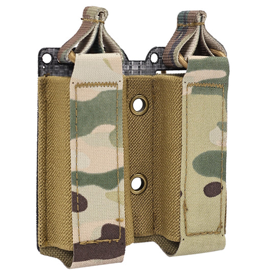 SINAIRSOFT Tactical Pistol 9mm Double Magazine Pouch Molle Tegris