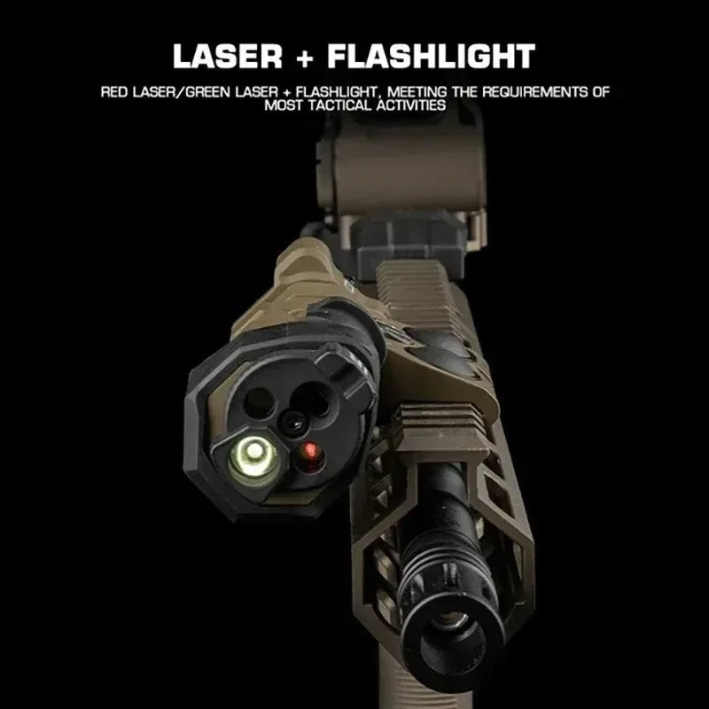 SINAIRSOFT MAWL-C1 نسخة عملية ضوء ليزر أحمر/أخضر كشاف سكة حديد