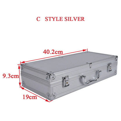 SINAIRSOFT Aluminum Alloy Tactical  Pistol Gun Case Padded Foam Carry Hand Tools  Box