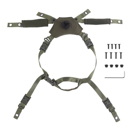 SINAIRSOFT Tactical Helmet Dial Suspension System Chin Strap Adjustable