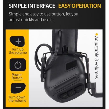 SINAIRSOFT New Tactical Headset Pickup Noise Cancelling Headphones Communication Earphone