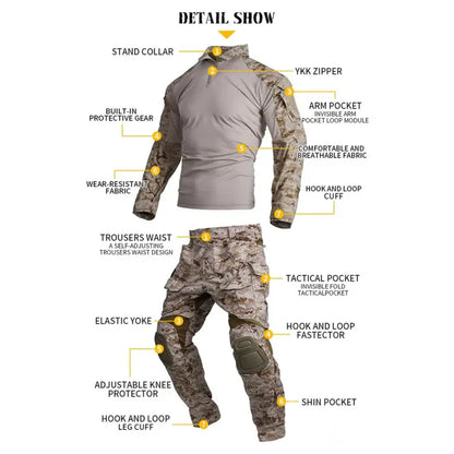 EMERSONGEAR New Gen3 Combat Pants Wear-resistant Training Clothing Airsoft Tactical Pants