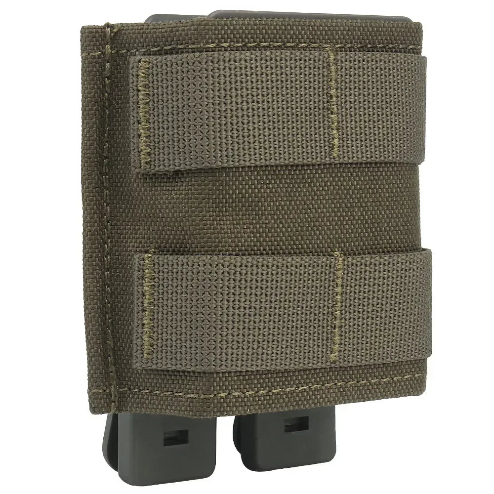 حقيبة/حافظة مجلة SINAIRSOFT التكتيكية AR15 منخفضة فردية عيار 5.56 مم مع مشبك MOLLE Malice الداخلي للحفاظ على المجلة