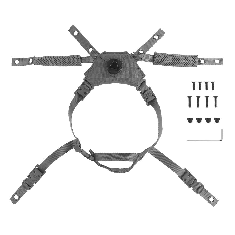 SINAIRSOFT Tactical Helmet Dial Suspension System Chin Strap Adjustable