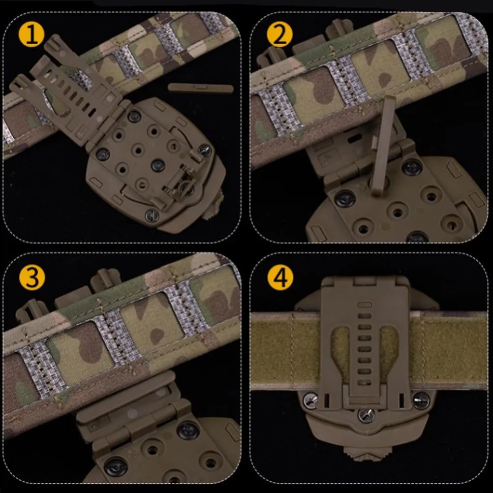 SINAIRSOFT Tactical 360° Rotate Holster Platforms Adapter Quick Disconnect