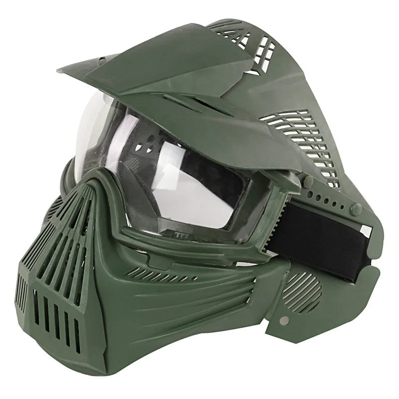 قناع أمان تكتيكي كامل للوجه من SINAIRSOFT خوذة CS مع نظارات واقية