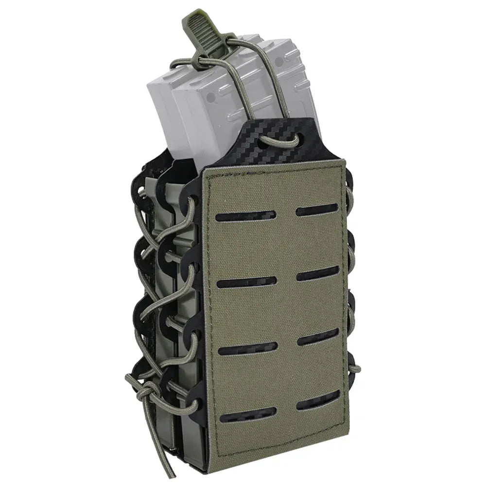 حقيبة مجلة تكتيكية بطبقة واحدة مزدوجة من SINAIRSOFT M4 AK AR15